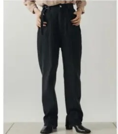 Kastane ブラックデニムパンツ