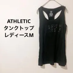 ATHLETIC ブラック タンクトップ M レディース 黒