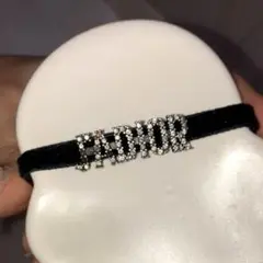 dior チョーカー　ベロア