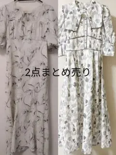 dazzlin OLIVE des OLIVE 花柄ワンピース2点