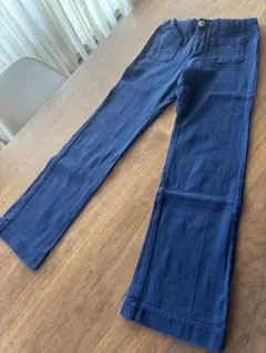 ZARA キッズ　ストレートパンツ 152cm ネイビー