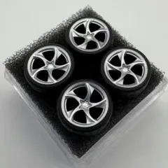 1/64 ミニカー カスタム用ホイールセット No.Ci4