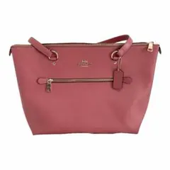 【極美品・保存袋付】COACH コーチ ギャラリー トートバッグ ピンク