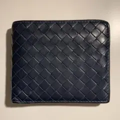 Bottega Veneta ネイビー 二つ折り財布