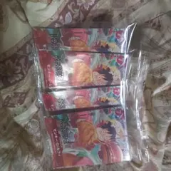 未開封ワンピースカード　モンキー・D・ルフィ　モスバーガーコラボ 4枚セット