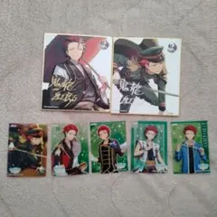 あんさんぶるスターズ 鬼龍紅郎 クリアカード 色紙 まとめ売り