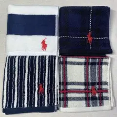 ラルフローレンハンドタオル 4枚セット Iセット