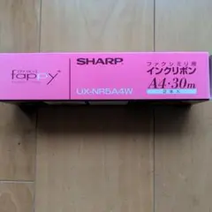 SHARP UX-NR5A4W　ファクシミリ用インクリボン　A4 30m 1本