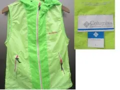コロンビアオムニシールドColumbiaフード付きフルジップナイロンベストのサムネイル