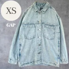 ギャップ デニムジャケット Gジャン ライトブルー XS オーバーサイズ 古着