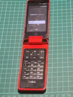 docomo L-06A レッド 携帯電話本体 ドコモ LG FOMA 3Gのサムネイル