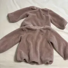 ブランシェス 長袖トップスボア　2枚セット　お揃い姉妹100 &120