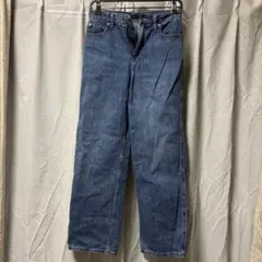 ユニクロ　バギージーンズ サイズ23 ブルー