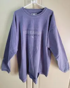 Eddie Bauer アクティブウェア Tシャツ M パープル ロンティー