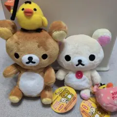 【希少・初期】リラックマ＆キイロイトリ ぬいぐるみ コリラックマ＆キイロイトリ