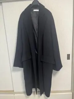 SMOOTH HERRINGBONE MAXI OVER COAT Mサイズ