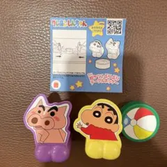 マック ハッピーセット クレヨンしんちゃん ブリブリテーブルホッケー 第二弾