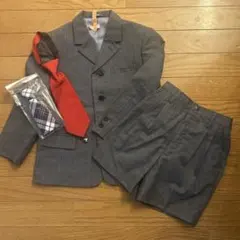 グレー チェック柄 フォーマルスーツ セット