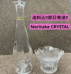 【送料込‼︎即日発送‼︎】Noritake CRYSTAL 花瓶　?ブランドバラ差し