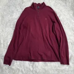 POLO RALPH LAUREN ESTATE RIB ハーフジップ 古着