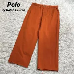 90〜00s ポロバイラルフローレンPOLO オレンジ　カラパン スリランカ製