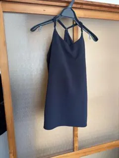 う*ん様 ユニクロクレープジャージーブラキャミソール　69 NAVY