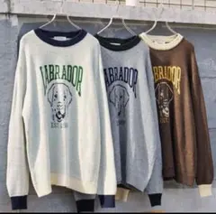 【9/11迄】LABRADOR EST.1988 クルーネックニット