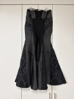 ozzon クローチェ　マーメイドスカート　ストライプのサムネイル