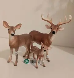 シュライヒ　Schleich　鹿　オジロジカ　　セット