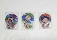 忍たま　トレーディングチャーム付き缶バッジ　乱太郎　きり丸　しんべヱ　3点セット