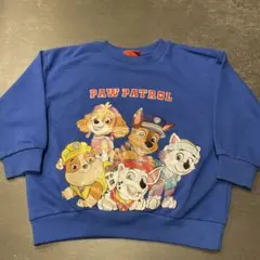 PAW PATROL パウパトロール　長袖トレーナー ブルー 120㎝