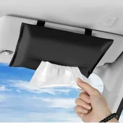 車 ティッシュケース 吊り下げ 便利グッズ 車内 薄型 箱レス用