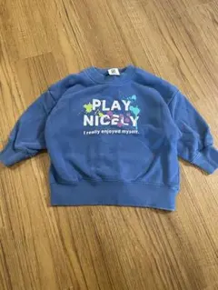 devirock トレーナー 青 90サイズ