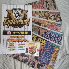 関西スポーツ紙 5部 2025年タイガース優勝 袋＆DVD付　その3