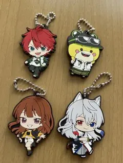 カラフルピーチ★じゃぱぱ★シヴァ★えと★どぬく★カプセルラバーマスコット★セット