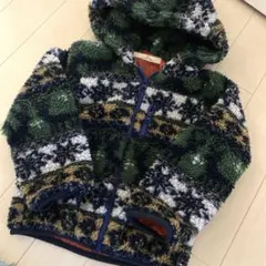 グローバルワークアウターノルディック柄 ボアジャケット Lサイズ(約120cm)