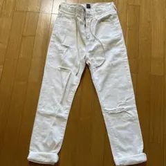 GAP ボーイフレンドホワイトデニム