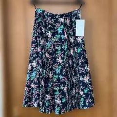 美品✨KENZO ケンゾー ロングスカート 花柄 フレアシルエット 綿100 M