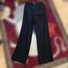 valenza po sportsフレアパンツ 黒