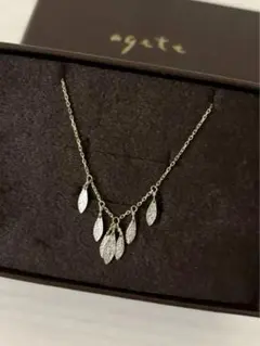 agete K10/シルバーネックレス