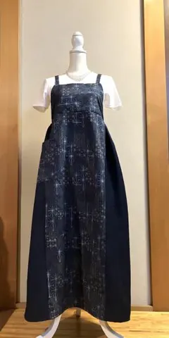 ˚✧⁎⁺˳✧༚着物リメイク　ハンドメイド　キャミワンピース˚✧⁎⁺˳✧༚のサムネイル