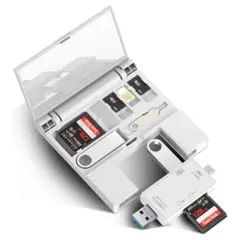 SDカードリーダー type-c usb SDカードホワイト 664