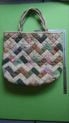 【手作り】 手提げバッグ パッチワーク