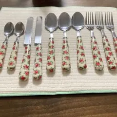 Cath Kidston キャスキッドソン カトラリーセット 16点 Cath Kidston キャスキッドソン カトラリーセット 16点