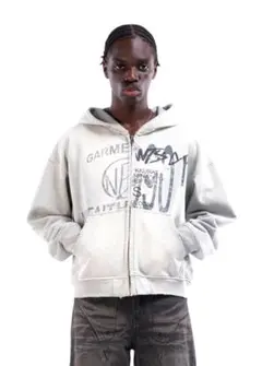 D*W様 NO/FAITH STUDIOSジップブルゾンパーカー NO/FAITH STUDIOS ジップアップ パーカー | グリーン | FARFETCH JP