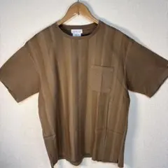チャオパニックポケットTシャツ ブラウン