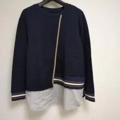 異素材 スウェット