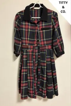 TITTY&CO. タータンチェックワンピース