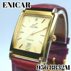 未使用 フルオリジナル ENICAR クォーツ 電池換済 純正SSベルト 腕時計 Citizen 純正 24mm ベルト C022-088093 JP2004-07E JH0004-01E