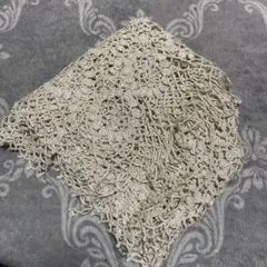 レース柄ショール【F】レディース　ホワイト　羽織り　ひまわり